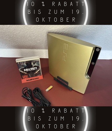 Gold playstation slim - 3,